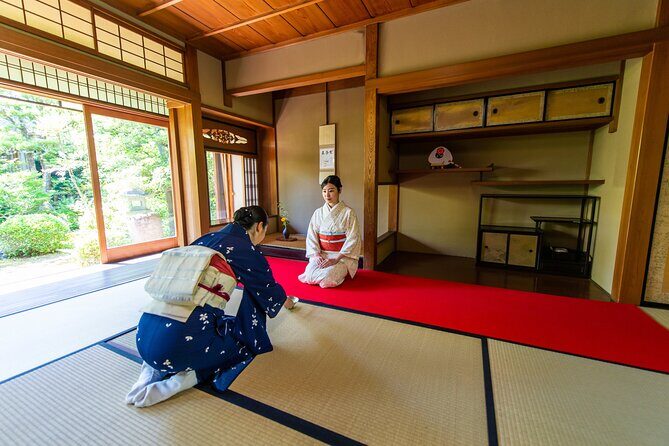 Stunning Private Tea Ceremony: Camellia Garden Teahouse - What the garden setting does to your pace