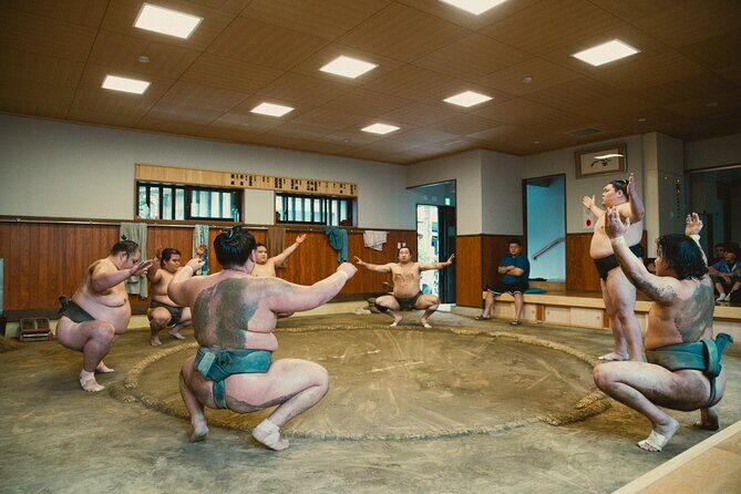 Sumo Wrestlers Morning Practice Tour – Tokyo Sumida District - Stop 3: the photo moment and why the tour may be shorter