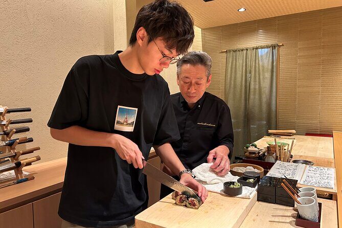 SUSHI Making Experience at Restaurant - Sushi Making With Chef Shinichi Kono in Osaka’s Restaurant Setting