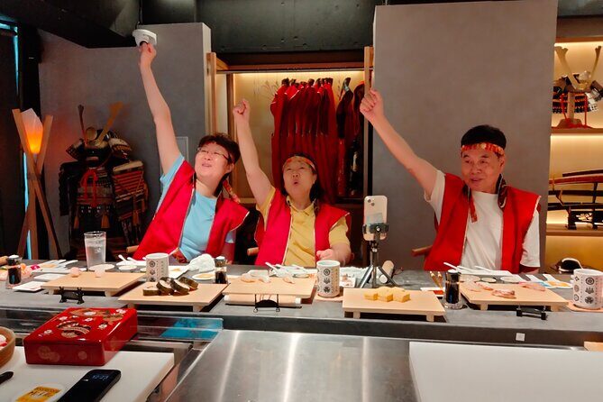 Sushi Making with Interactive Samurai Experience at JIN-ASAKUSA - Photo-ready atmosphere without turning into a gimmick