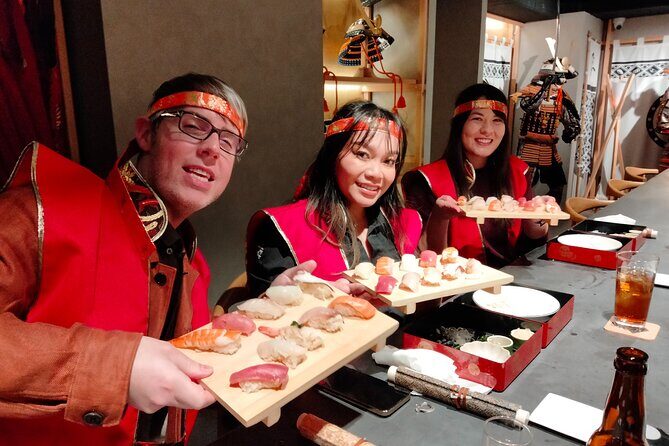 Sushi Making with Interactive Samurai Experience at JIN-ASAKUSA - The sushi lesson: learning by making (not just watching)