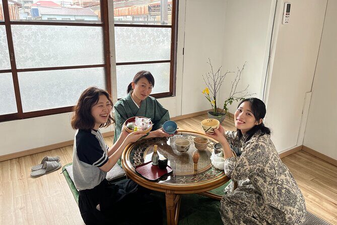Tea Ceremony in a Century-old Japanese Town House - A century-old Japanese house, with modern inside manners