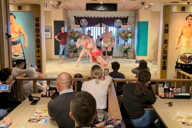 The SUMO Show & Experience with Hot pot lunch - Chanko nabe lunch: the meal that explains sumo bodies