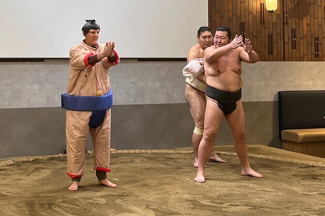the SUMO show with Dinner - The Sumo Demonstration: History, Manners, Techniques, and Three Matches