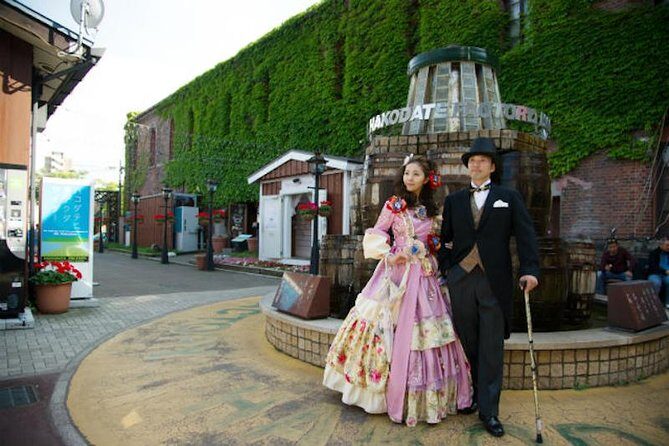 Time Slip Experience in Hakodate with Custom Dress - Starting at Hakodate Meijikan: where the makeover begins