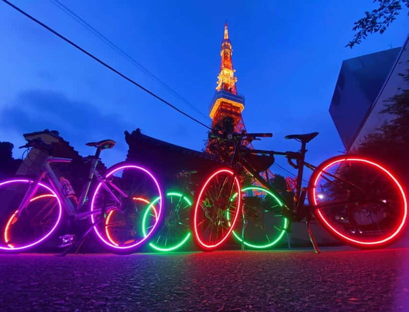 Tokyo: 2-Hour Night Bike Tour of the City's Hidden Gems - Roppongi Reflections and Tokyo Midtown Illuminations