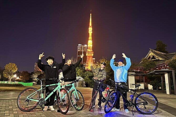 Tokyo: 2-Hour Night E-Bike Tour of the City's Hidden Gems - Meeting Point at Bell of Peace and Getting Ready for 6:00 pm