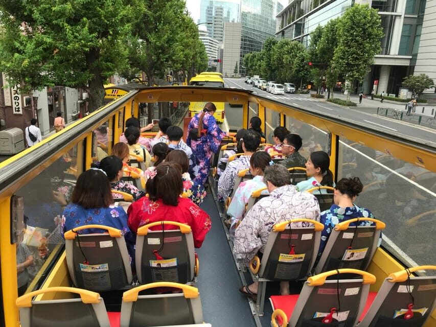 Tokyo: 60min Panoramic Open Top Bus Tour with Audio Guide - What to bring: smartphone GPS and your own earphones