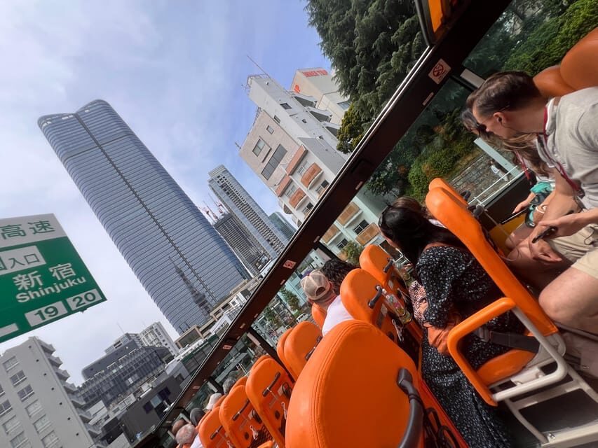 Tokyo: 60min Panoramic Open Top Bus Tour with Audio Guide - Weather and roof closures: what to expect if skies change