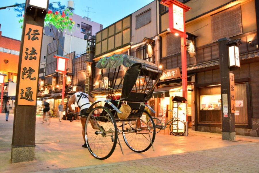Tokyo: Asakusa Sightseeing Tour by Rickshaw - Hanayashiki Photos and Denpoin Street’s Nostalgic Feel