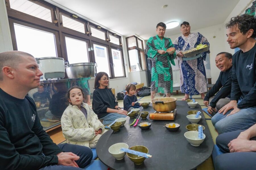 Tokyo: Authentic Sumo Wrestling Experience with Lunch - Chanko-Nabe Lunch and Dumplings at the Wrestlers’ Table