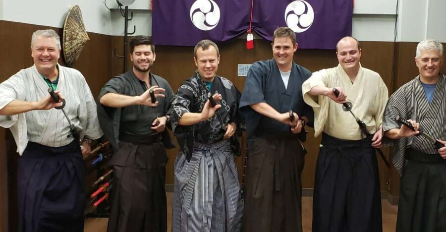 Tokyo: Best Samurai Experience - Inside the Dojo: Weapons on Display and How the Lesson Starts