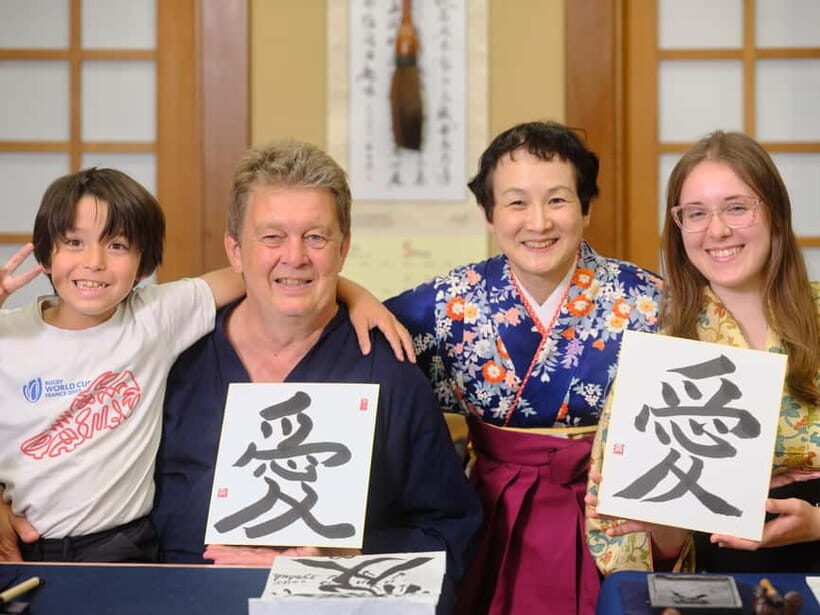 Tokyo: Calligraphy Experience with yukata or Samue - Why the spirituality and history part feels useful
