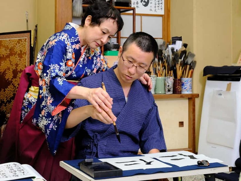 Tokyo: Calligraphy Experience with yukata or Samue - Tools and what’s included: you won’t need to hunt supplies