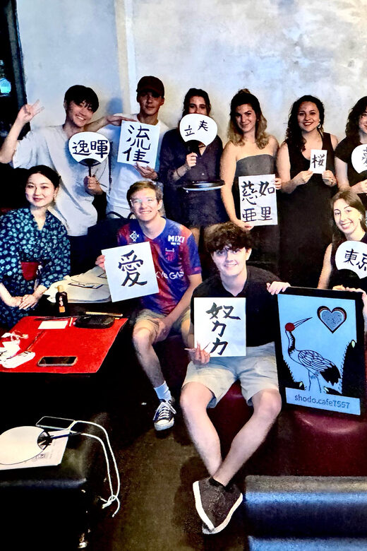 Tokyo: Calligraphy on Kanji Fan & Scroll with Drink - FAQ