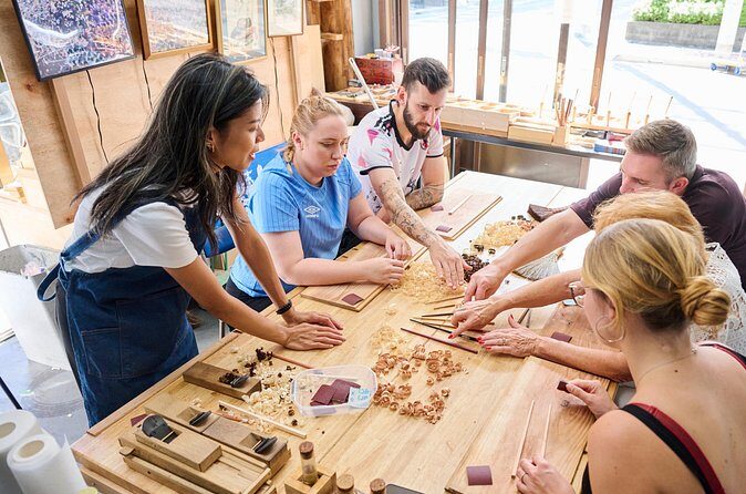 Tokyo: Chopstick Making Workshop with Artisan - The artisan experience: English support and real help when you get stuck
