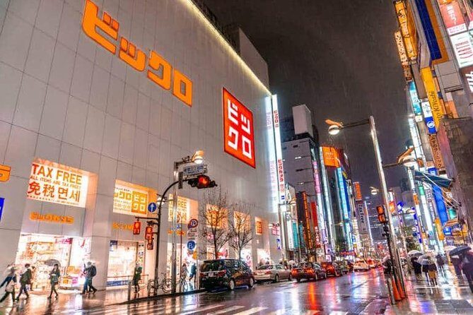 Tokyo City Night View Tour with Native Japanese Driver - Stop 3: Akihabara at night—neon with breathing room
