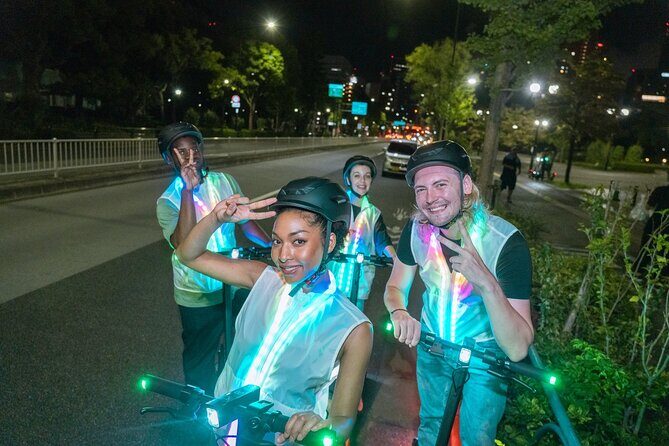 Tokyo: E-scooter Experience in Shibuya with Iconic Photos - Meeting at NEON NEON TOKYO and Getting Set Up Fast
