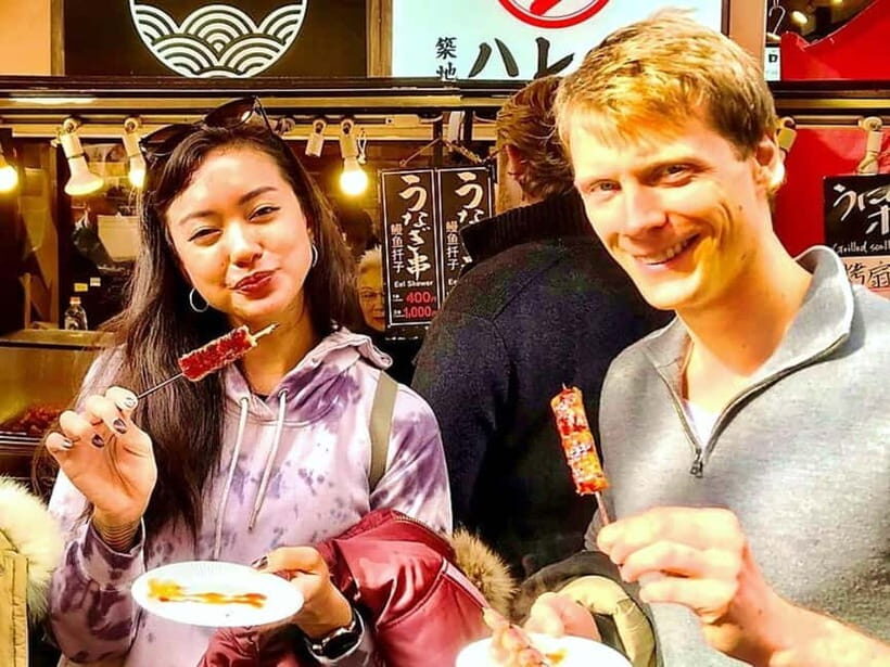 Tokyo: Full Course Tour: Explore 10 Must-Sees & Hidden Gems - Food planning: Tsukiji lunch and konbini snacks for gaps