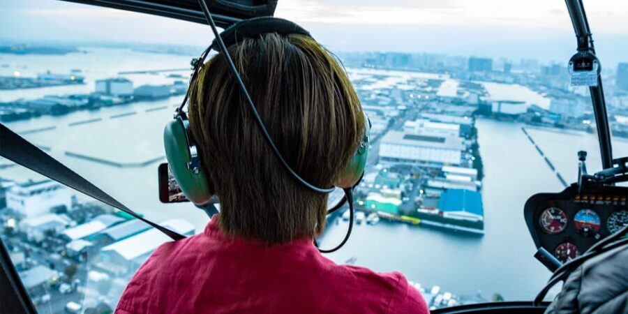 Tokyo: Guided Helicopter Ride - Flying Out of Tokyo Heliport: The Start Is Simple