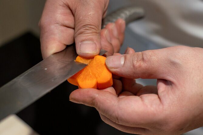 Tokyo: Japanese Knife Skills and Sashimi & Tempura Cooking Class - Tempura lunch you build yourself: sashimi and then the plate