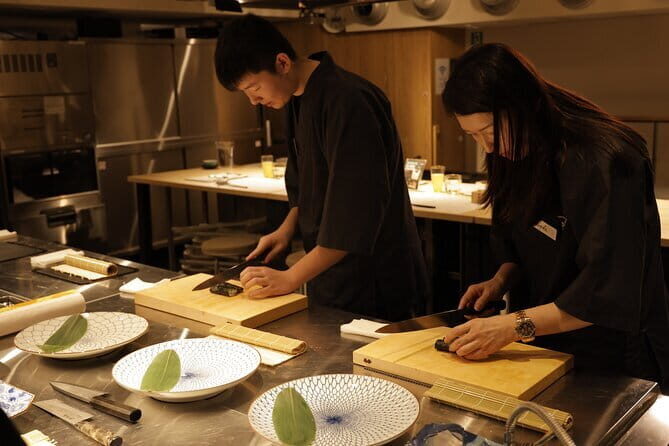 Tokyo: Kappodo sushi Live Workshop - Your Turn at the Counter: Making Nigiri, Gunkan, and a Thin Roll