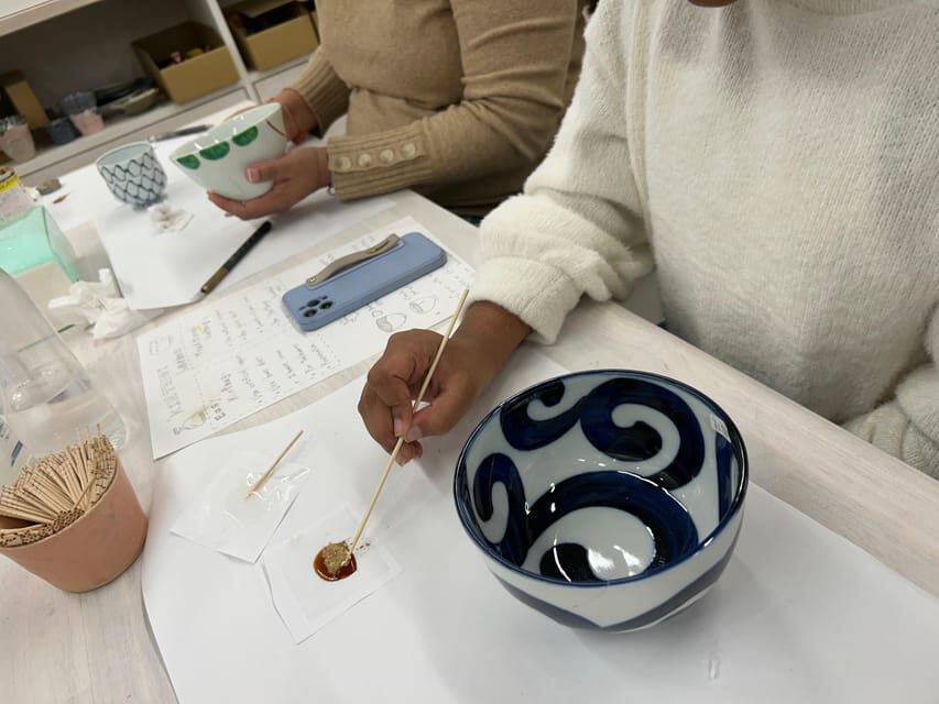 Tokyo: Kintsugi Workshop to Learn the Art of Golden Joinery - The hands-on Kintsugi steps: filing, lacquer, and golden seams