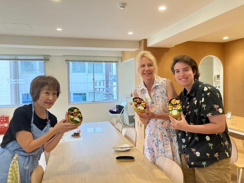 Tokyo: Making a bento box with cute character look - 13:00 to 13:30 Tasting Time: Eating Your Bento Like a Local