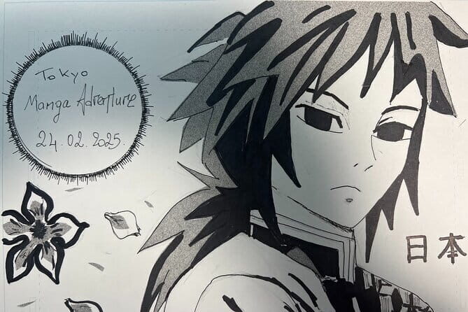 Tokyo Manga Drawing Experience Pro Artist Workshop & MangaHistory - The 3-Hour Flow: From Pencil Sketch to Shading Depth