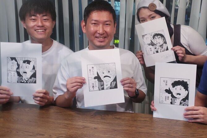 Tokyo Manga Drawing Workshop Guided by Active Pro Manga Artist - What you actually make in this Tokyo manga workshop