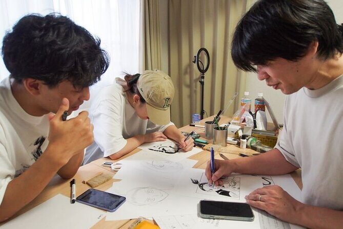 Tokyo Manga Drawing Workshop Guided by Active Pro Manga Artist - Getting the most out of your character choice