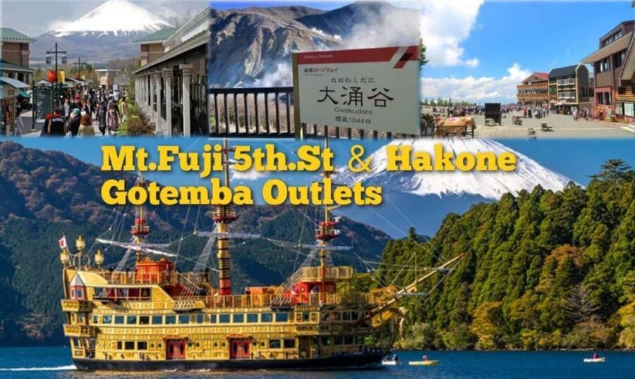 Tokyo: Mount Fuji, Gotemba & Hakone Day Trip by Luxury Bus - Hakone Ropeway and Owakudani: geothermal views and black egg time