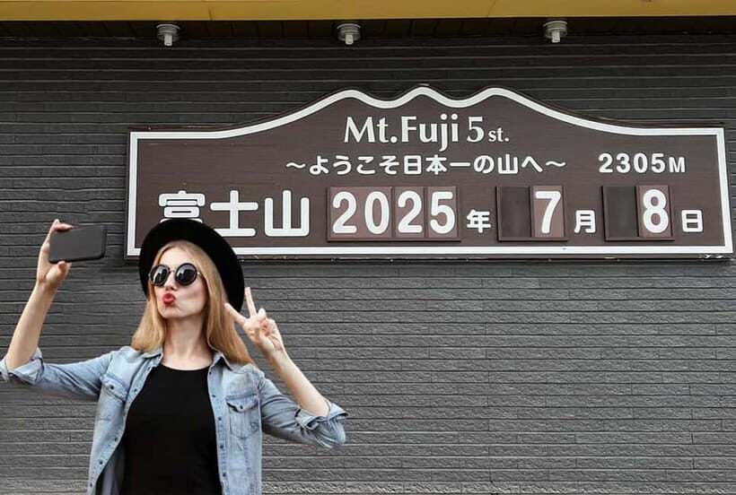 Tokyo Mt. Fuji 5th Station Tour | 9-Guest Small Group - Fuji-Lawson and Hikawa Clock Shop: small photo stops that keep the day fun