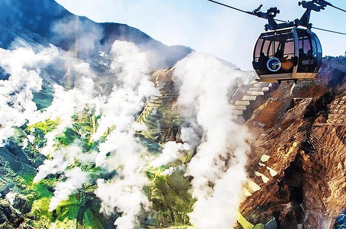 Tokyo: Mt. Fuji Cruise & Hakone Ropeway Day Trip by Bus - Owakudani Valley and the ropeway: where the air changes