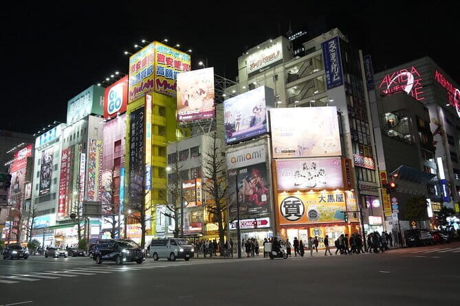 Tokyo Night Tour Akihabara, Shibuya, Karaoke and City Lights - Akihabara After Dark: Anime Shops, Electronics Streets, and Maid-Café Curiosity