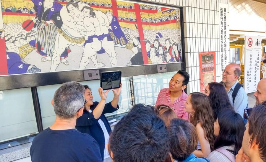 Tokyo: Not a show- a professional sumo practice with experts - Ryōgoku Edo NOREN: 15 Minutes of History, Then Shopping Time