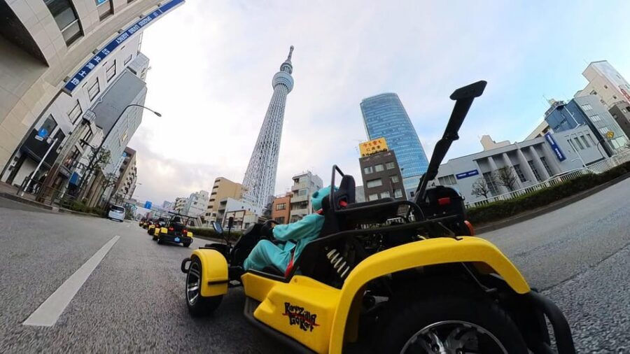Tokyo Oldtown: Historic Landmarks Go Kart Tour (100 Minutes) - Insta360 option and free photos: capture the ride, minus the hassle