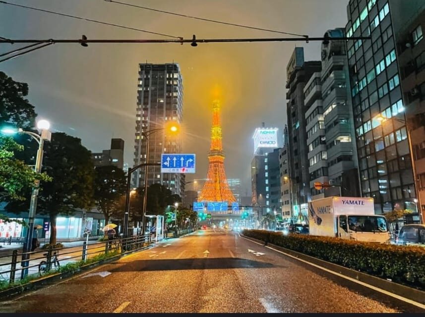 Tokyo: Private Customizable Day Tour with Chauffeur - Tokyo Tower and Tokyo Skytree: two icons, one city-view focus
