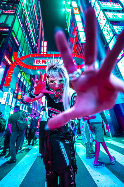 Tokyo Private photo tour with Nightstreet Neon photographer - Neon Night Streets and Cyberpunk Color: The Main Event