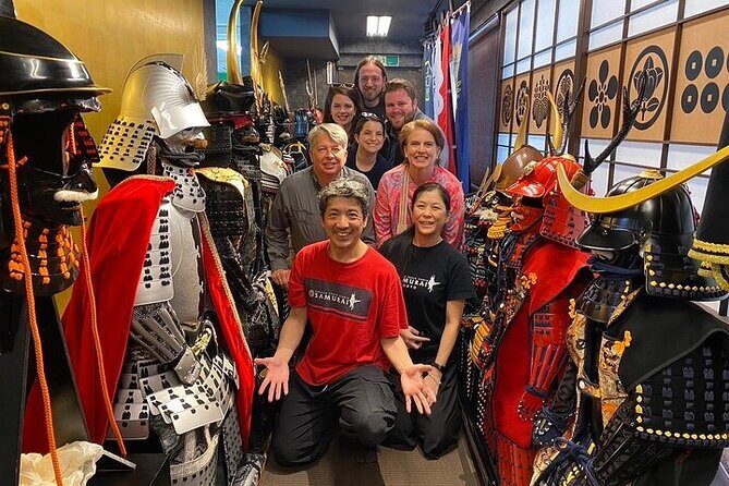 Tokyo Samurai Armor Experience in a Photo Studio - Photo studio setup: how self-portraits actually work here