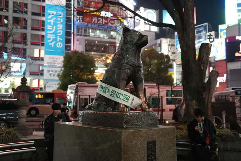 Tokyo: Shibuya Food Tour, Neon Lights & Local Flavors - Center Gai Street Bites and the 10-Yen Coin Keepsake
