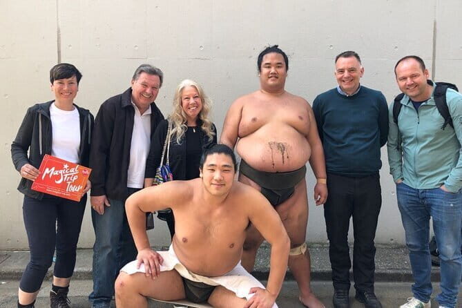Tokyo Sumo Morning Practice Tour w/ Ring-Side Seat + Photo Shoot - Meeting at Kiyosumi Shirakawa and starting on time