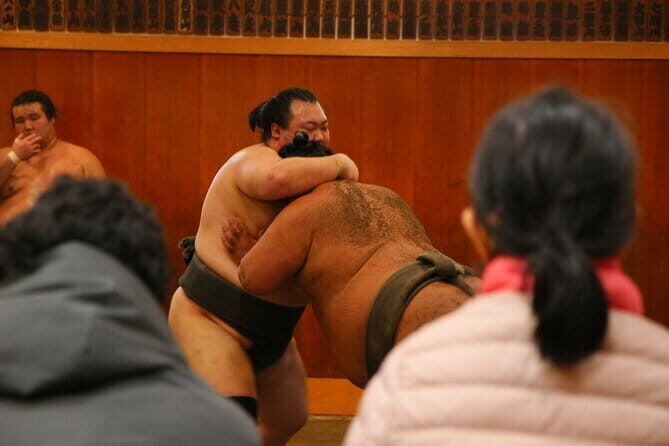 Tokyo Sumo Morning Practice: Viewing & Exclusive Interaction - Entering Tokyo Sumo Mode at Narihira Park