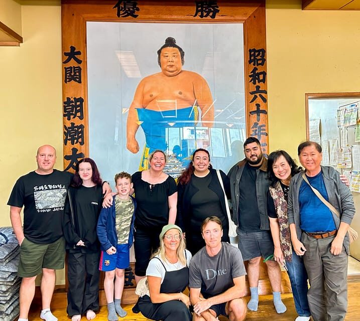 Tokyo: Sumo Morning Practice with journalists. Not fake show - The journalist-style Q&A: ask anything about ranking, routine, and etiquette