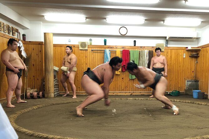 Tokyo Sumo Morning Training/ Sumo Practice with Wrestlers - Clothing, Shoes, Seating, and Chilly Tokyo Reality