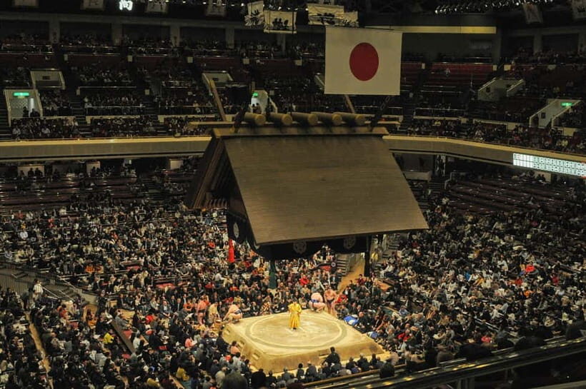 Tokyo: Sumo Tournament with Guide & Assigned Reserved Seat - Starting at Matsuura-Bungo Mansion Site and Getting to Ryogoku