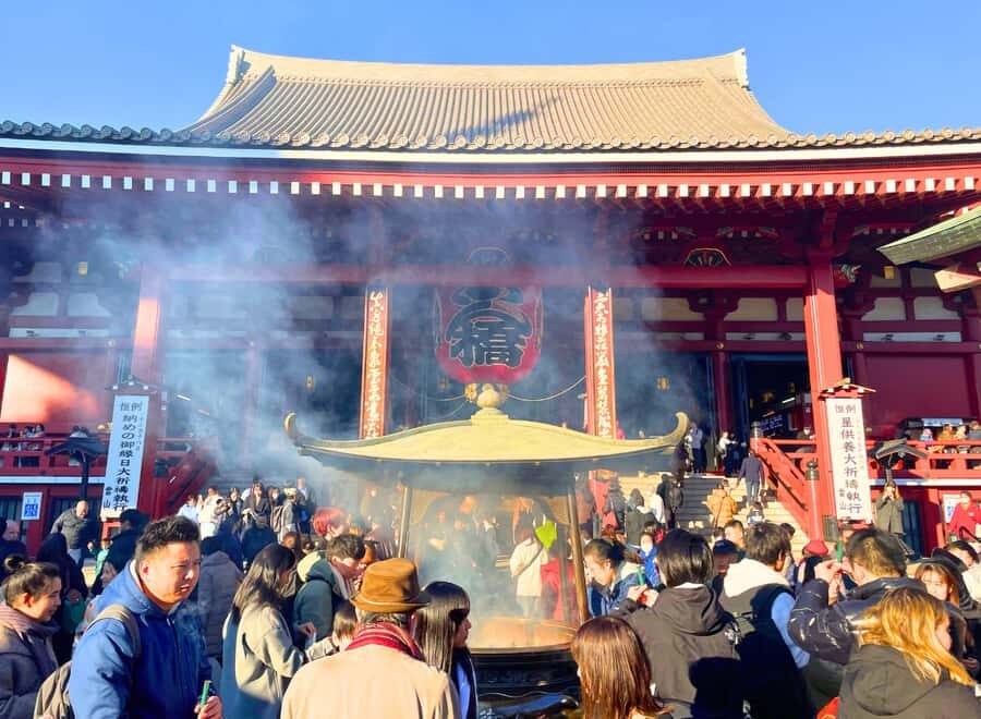 Tokyo : Visite des temples d'Asakusa avec guide français - Azumabashi, Skytree en ligne de mire, puis panorama depuis le centre d’information