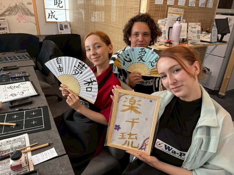Tokyo:Calligraphy &Make your original folding fan in Asakusa - Key highlights to know before you go