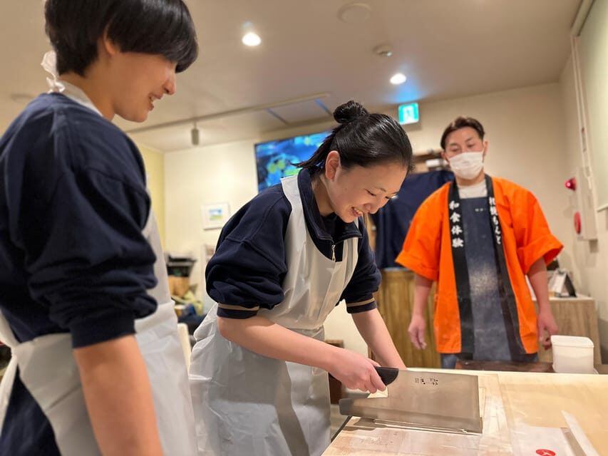 Top-rated experience Includes soba noodle making and tempura - 90 minutes of food class flow: what happens when you arrive