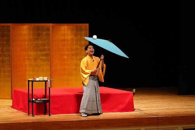 Traditional Japanese Comedy, Juggling & Magic Live Show in Tokyo - The Shrine-to-Stage Feeling at EDOCCO STUDIO